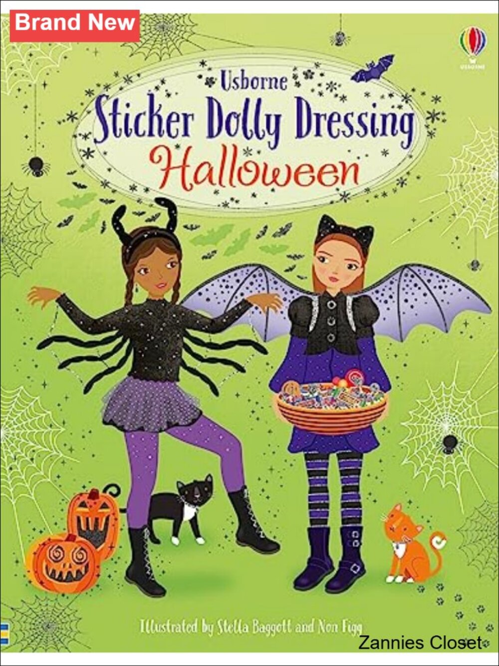 👻 Sticker Dolly Dressing Halloween Dress-Up Activity Book Kids Ages 5-7